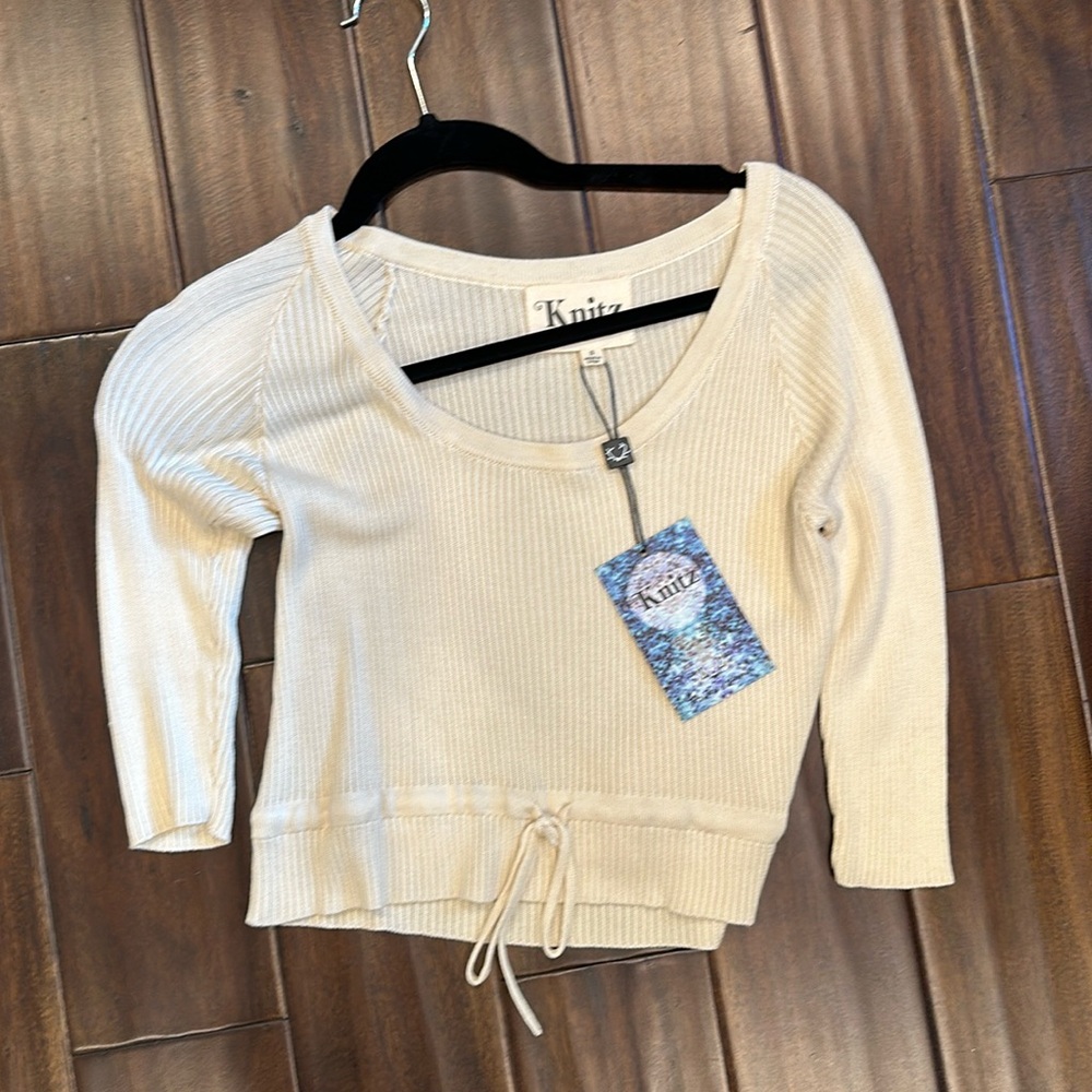 For love and lemons nwt cropped sweater SMALL